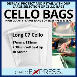 Long C7 Cellophane - 87mm x 128mm