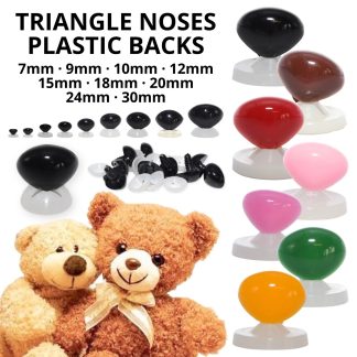 Triangle Noses with Plastic Backs