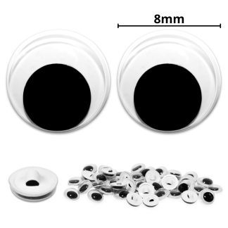8mm Goo Goo Sew On Button Eyes
