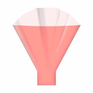 Translucent Light Red - 50cm x 44cm Flower Sleeves