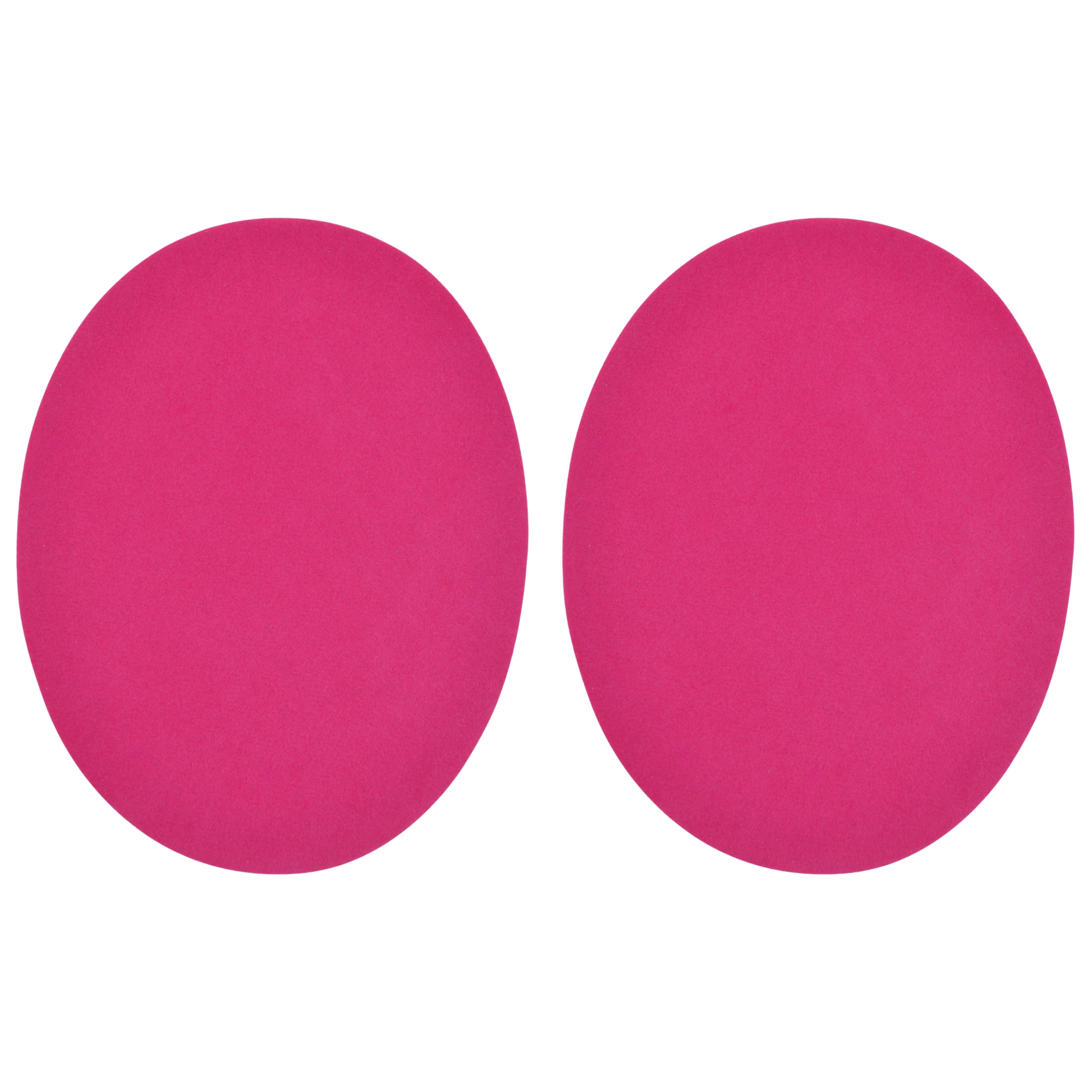 Cerise Faux Suede Elbow Patches - 140mm x 110mm Iron-On Patch