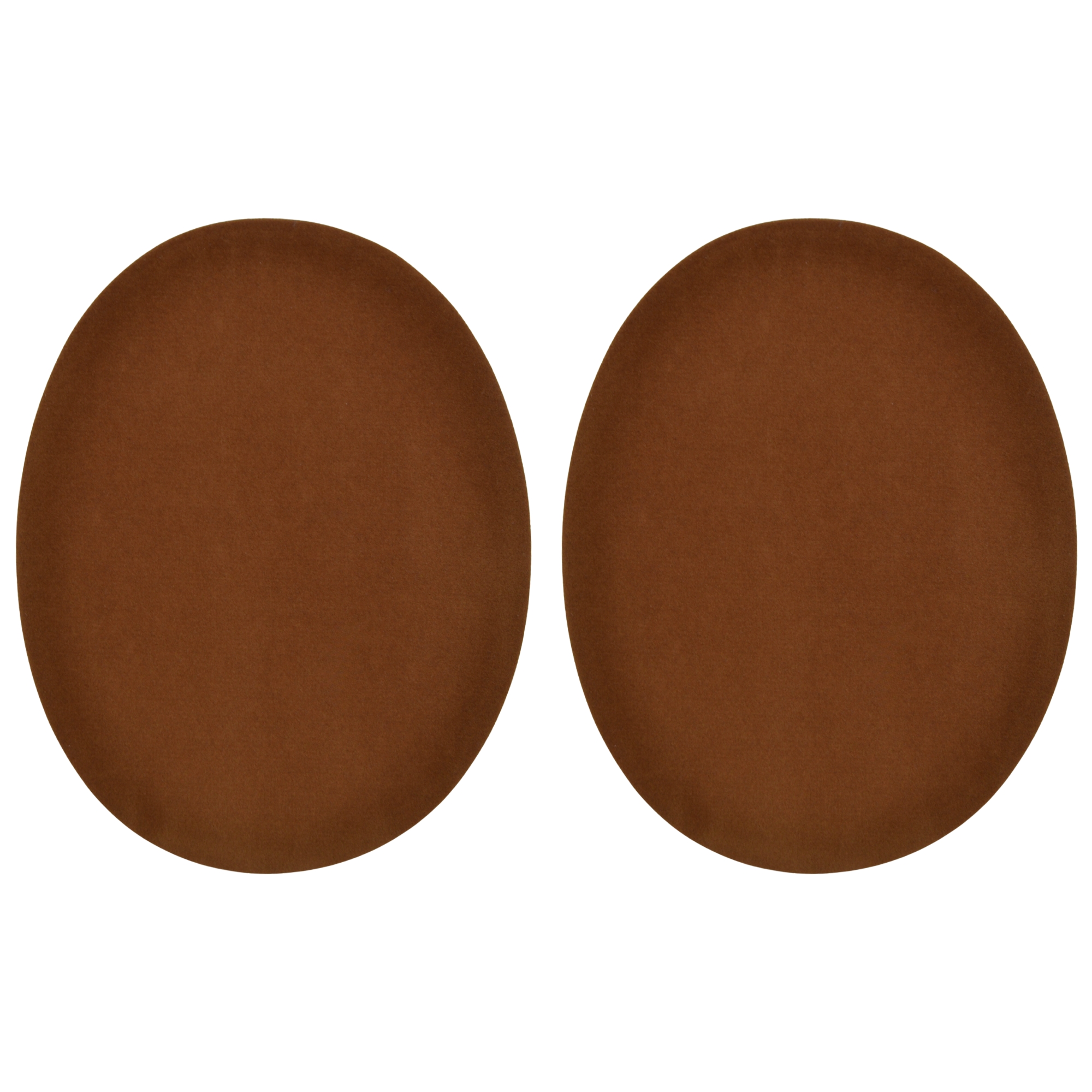 Chestnut Brown Faux Suede Elbow Patches - 140mm x 110mm Iron-On Patch