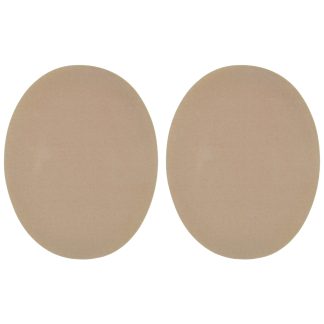 Tan Brown Faux Suede Elbow Patches - 140mm x 110mm Iron-On Patch