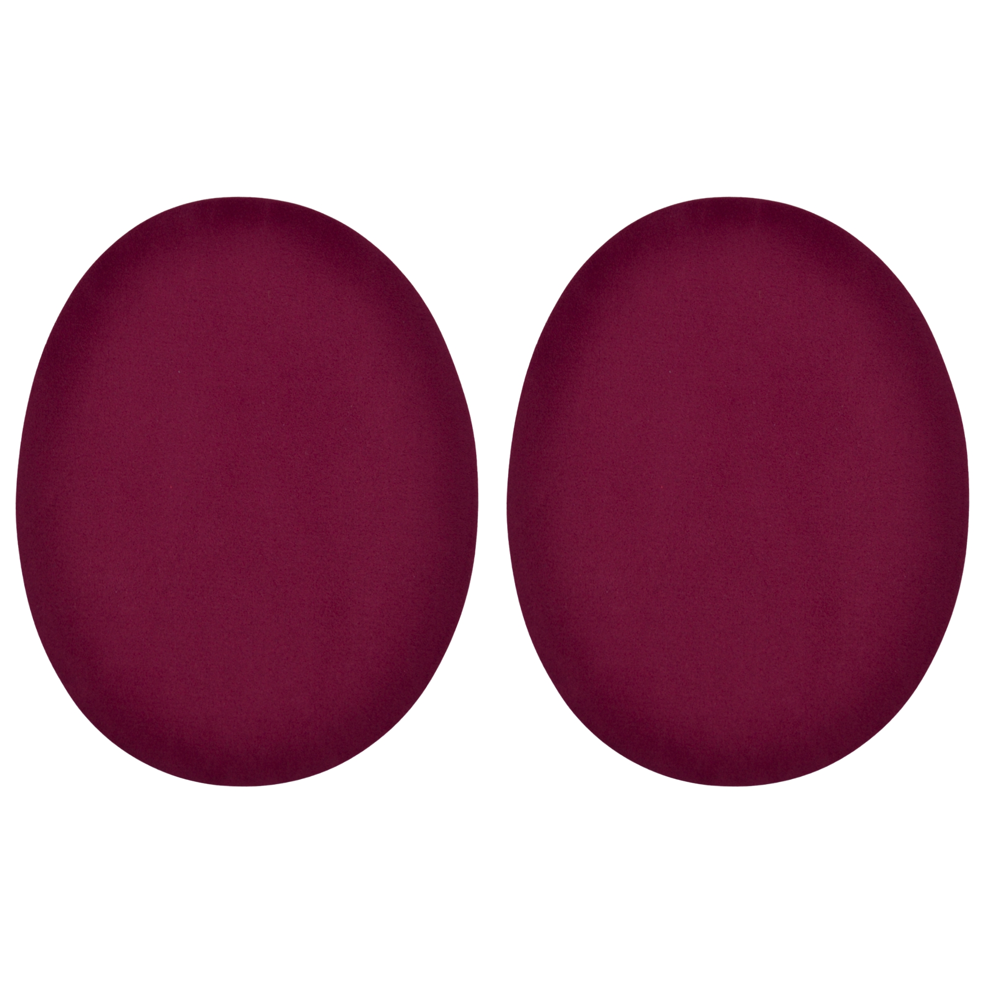 Wine Faux Suede Elbow Patches - 140mm x 110mm Iron-On Patch