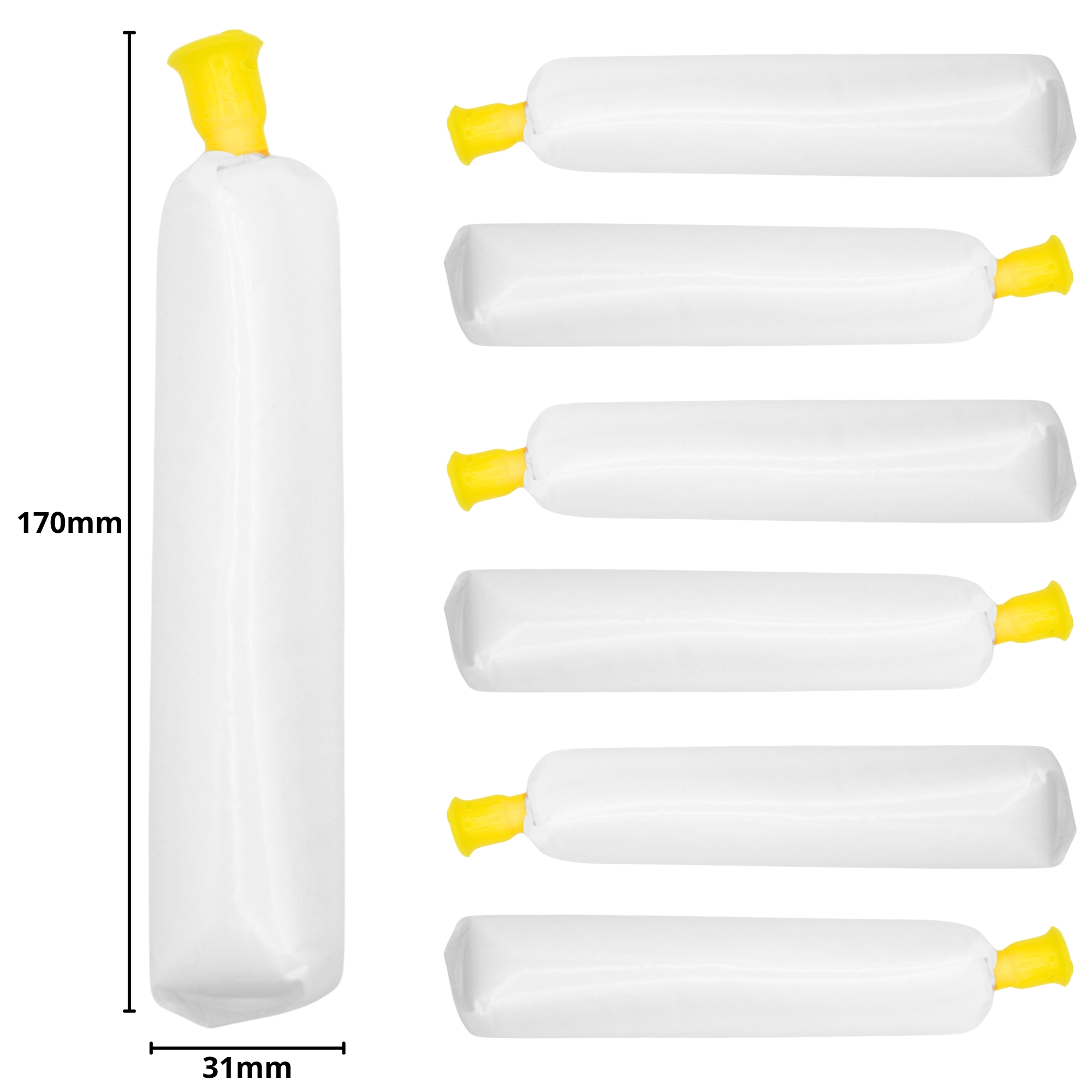 Size 8 Foam Squeaker 170mm x 31mm Insert for Soft Toys - Image 2