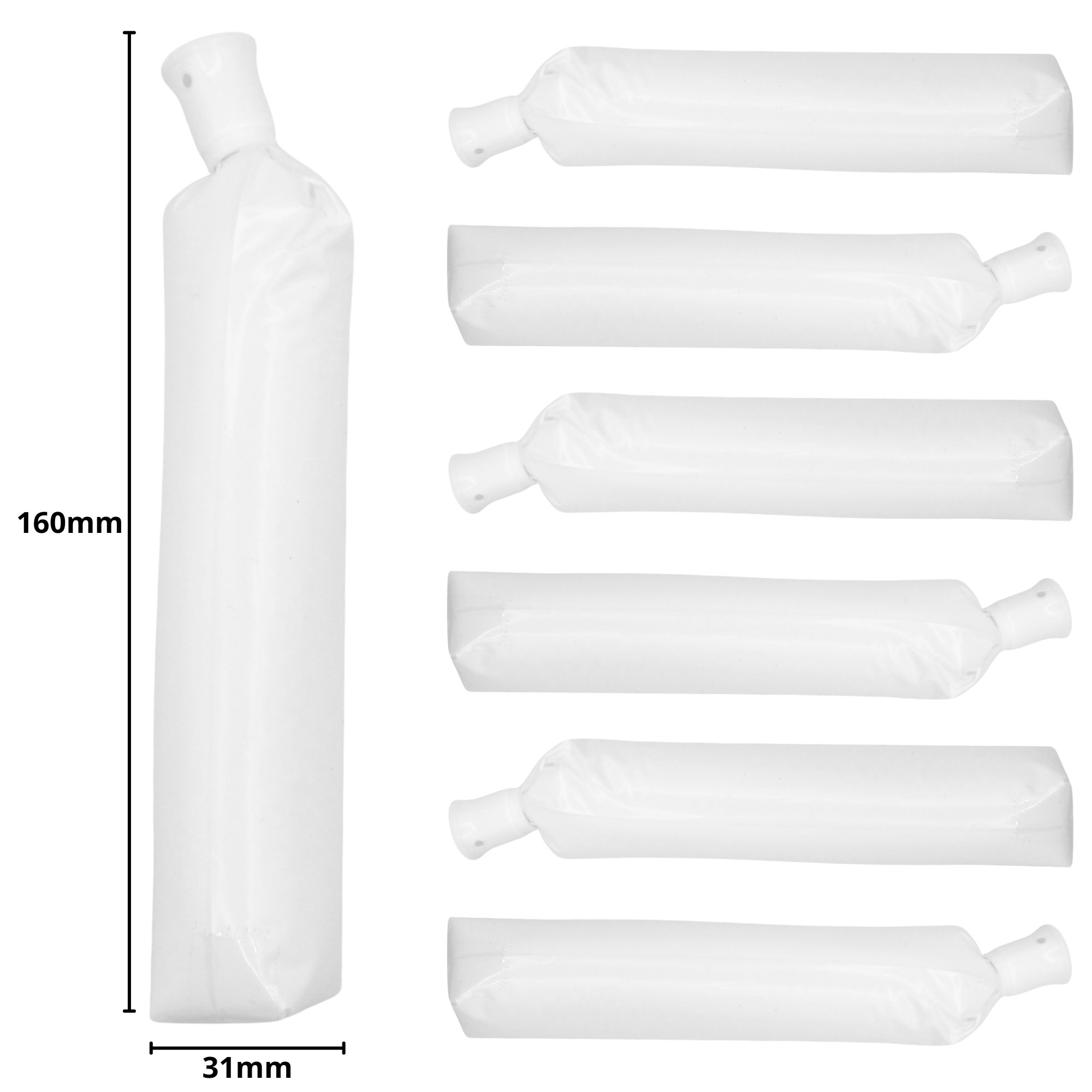 Size 9 Foam Squeaker 160mm x 31mm Insert for Soft Toys - Image 2