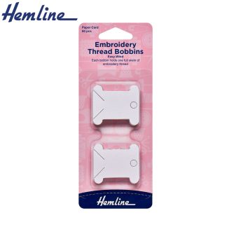 Embroidery Thread Bobbins 50PCS - Hemline M3006