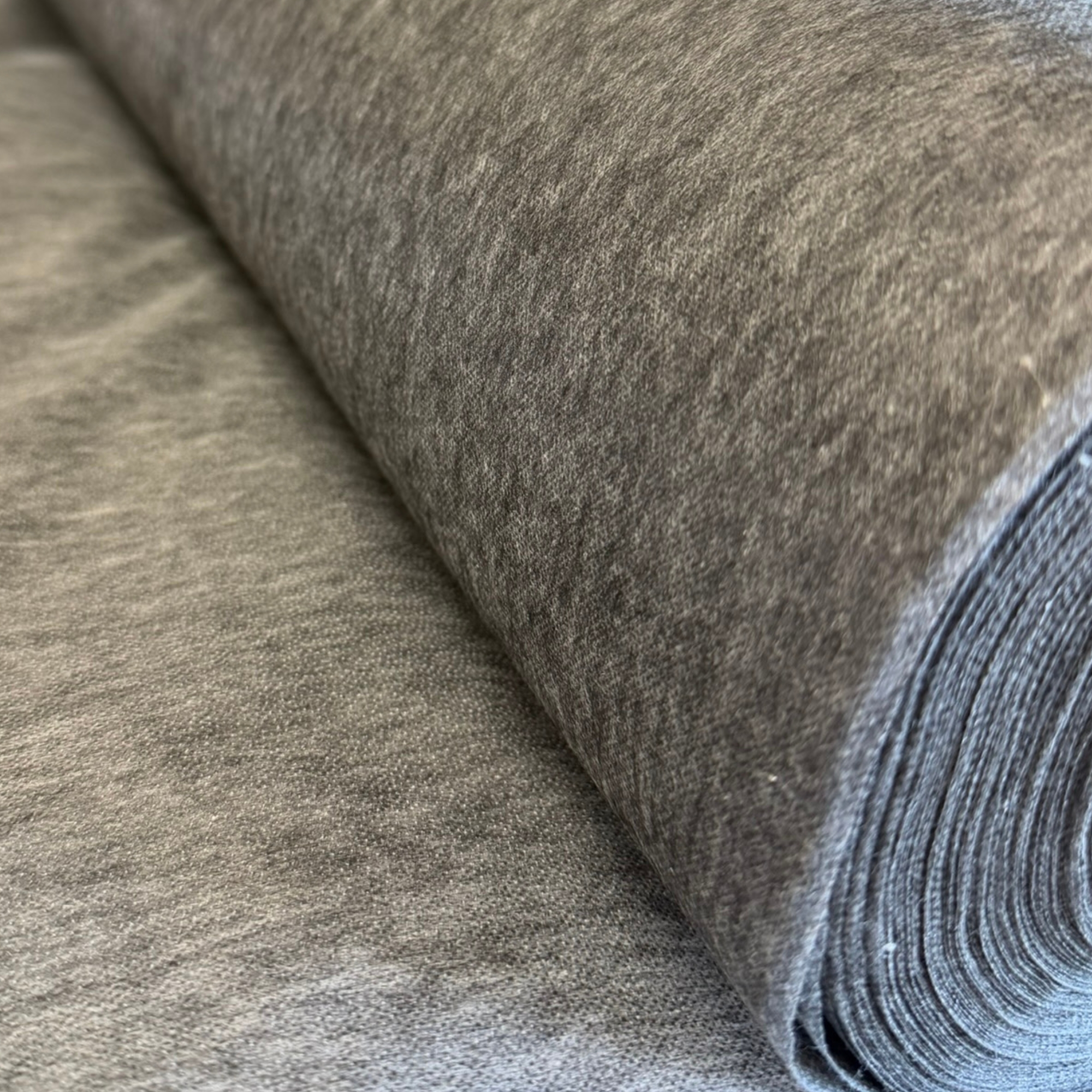 Charcoal Light/Medium Iron on Fusible Interfacing Dot Adhesive (614B)