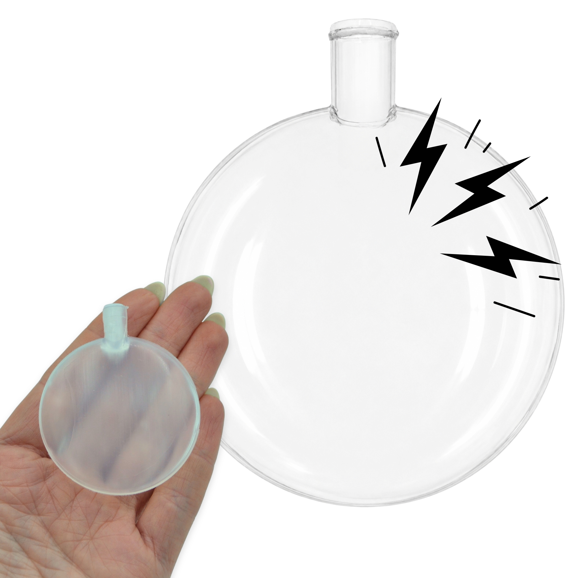 50mm Round Plastic Squeakers Flat Insert for Soft Toys