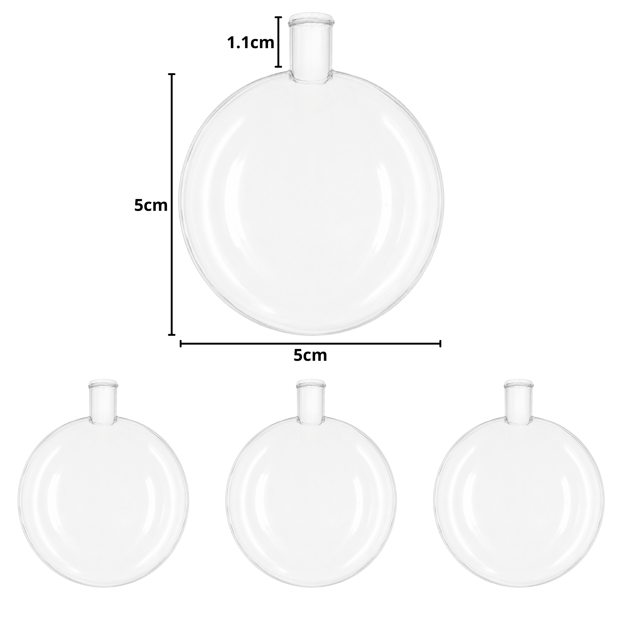 50mm Round Plastic Squeakers Flat Insert for Soft Toys - Image 2
