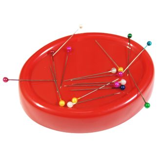 Type 1 Red Magnetic Pin Cushion Oval Tray Holder