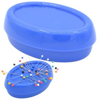 Type 2 Blue Magnetic Pin Cushion Oval Tray Holder