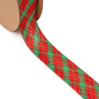 25mm Tartan Col-73 - Polycotton Bias Binding