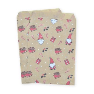 5" x 7" Santa's Sleigh Paper Sweet Party Bags Christmas Mix
